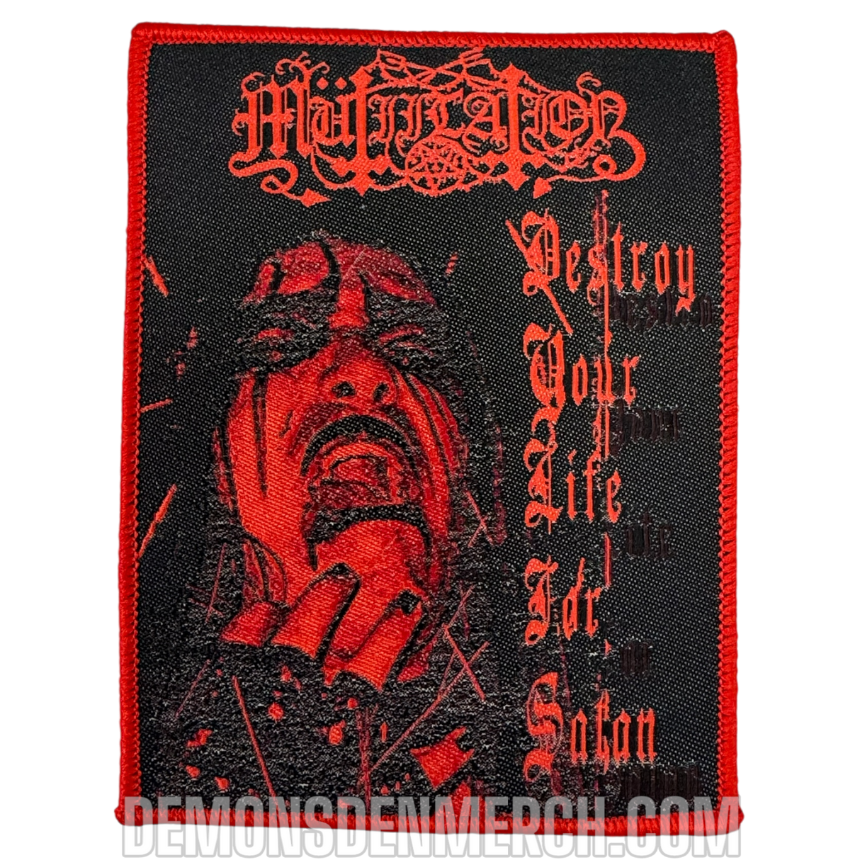 Patch MUTIILATION - Destroy Your Life For Satan [LIMITED 100]