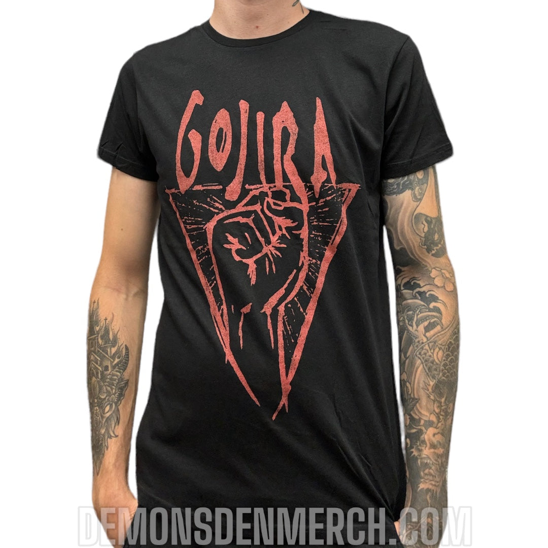 T-shirt GOJIRA - Power Glove [Coton Bio]