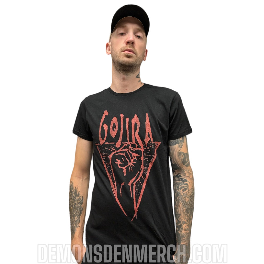 T-shirt GOJIRA - Power Glove [Coton Bio]