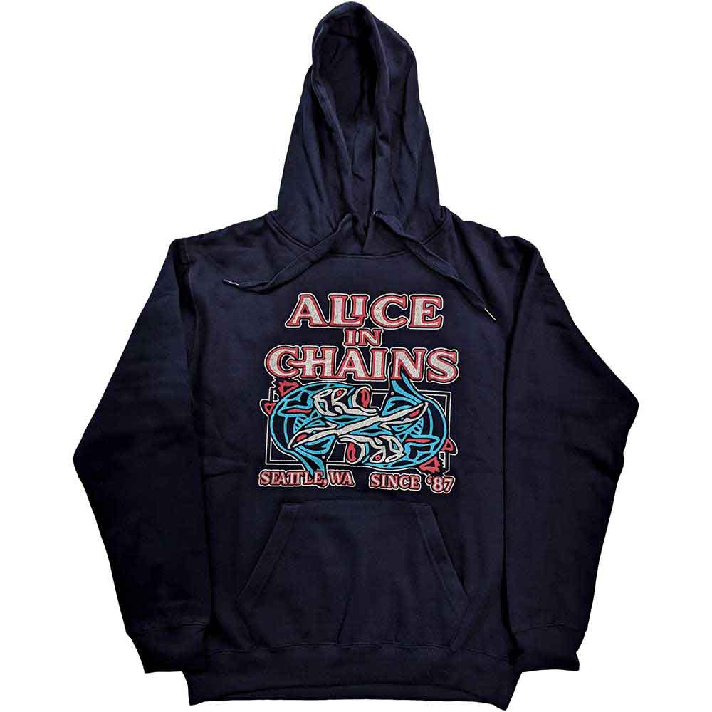 Hoodie Alice in Chains Totem Fish M