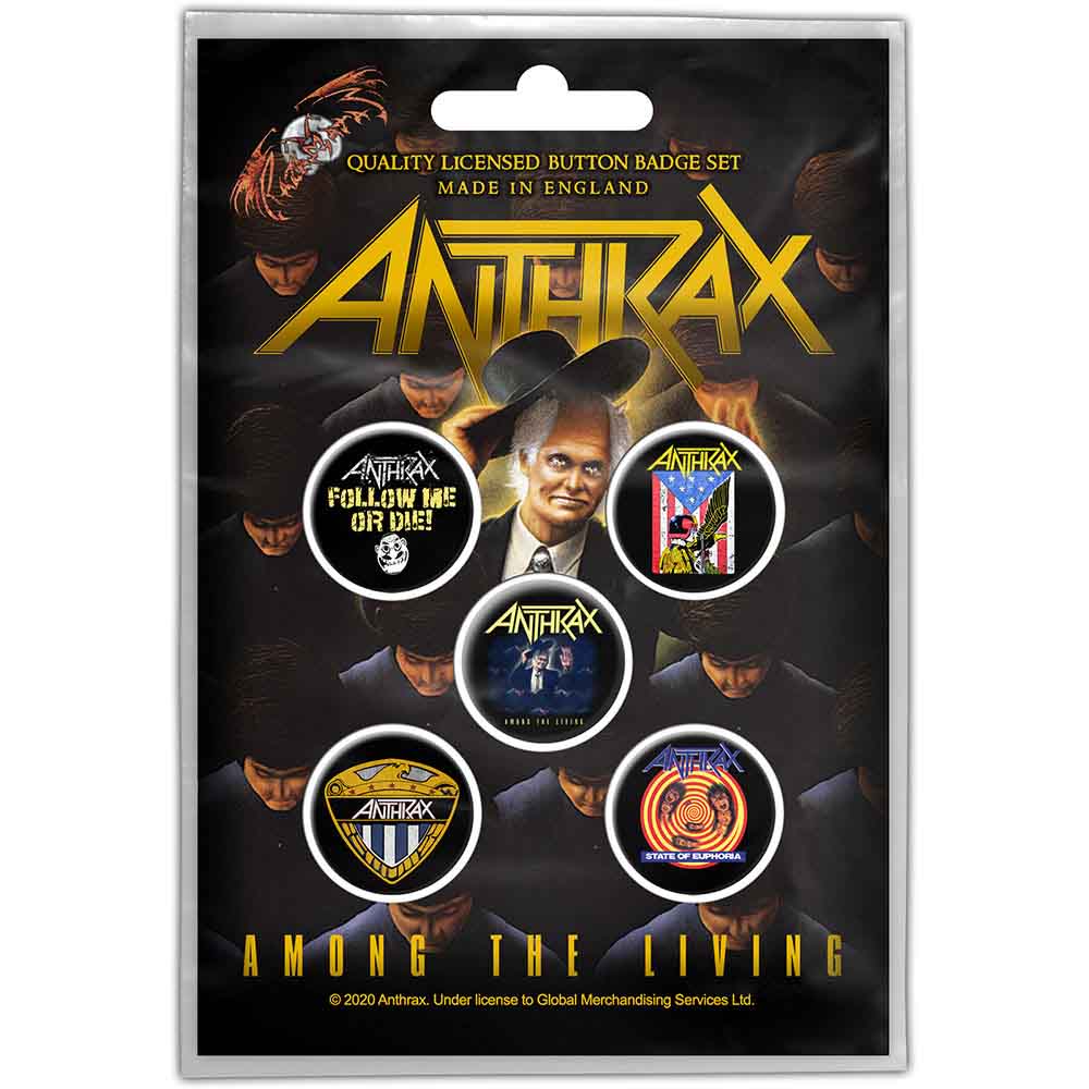 Badge ANTHRAX - Among the Living