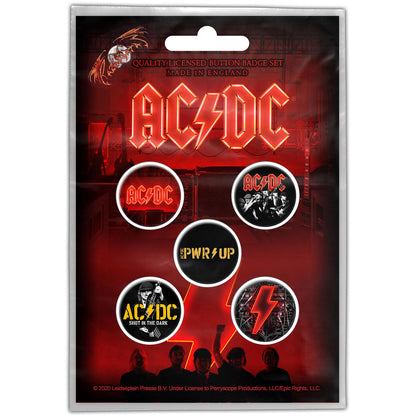 Badge AC/DC - Power Up