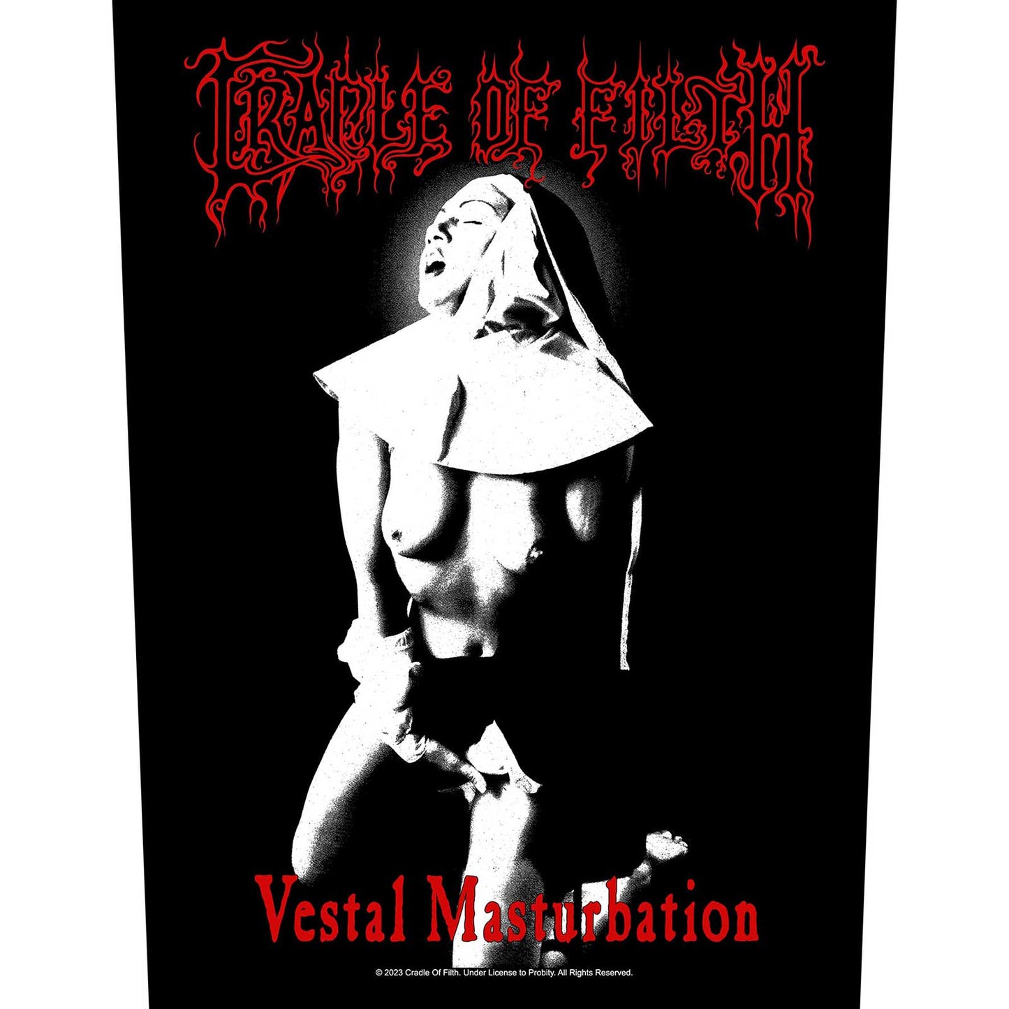 Dossard Cradle Of Filth - Vestal Masturbation