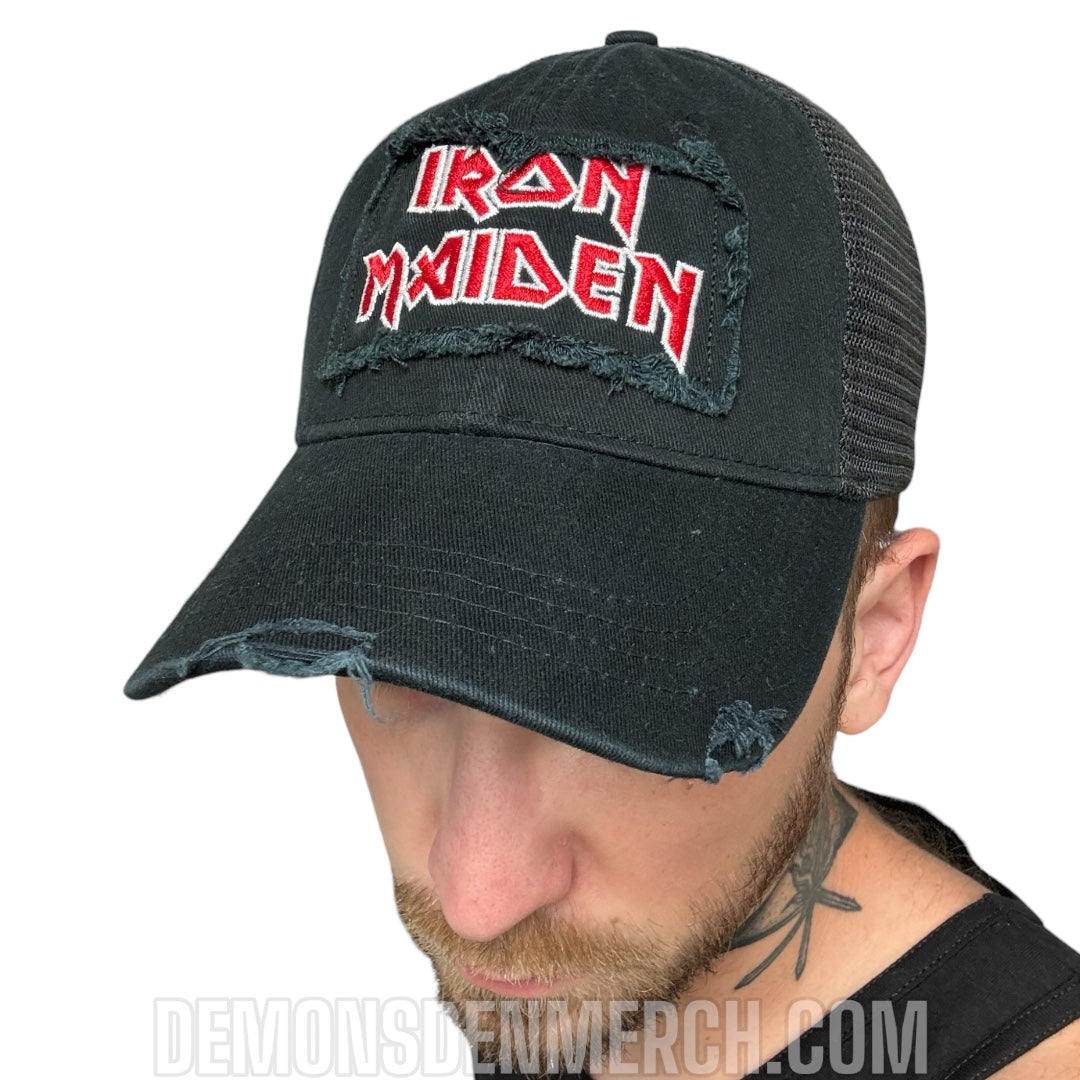 Casquette Iron Maiden - Geschaafd logo