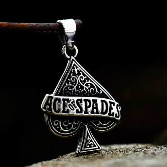 Ace of Spades Pendant