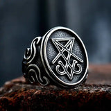 Luciferian Symbol Ring