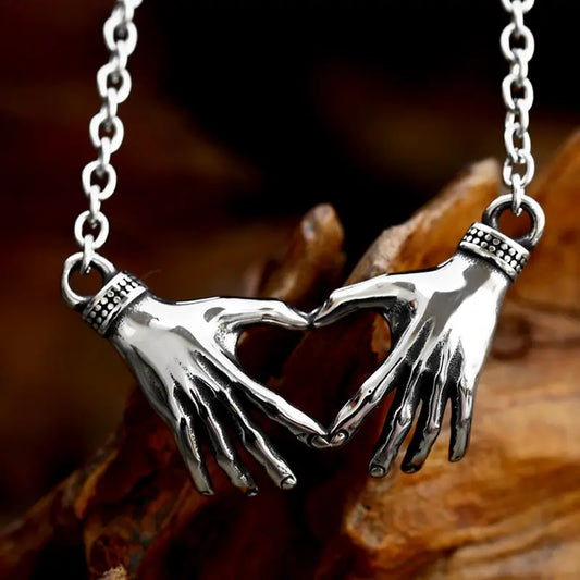 Two Hands Heart Necklace
