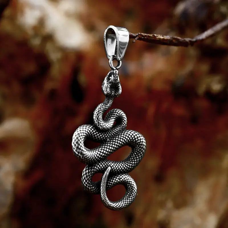 Rotating Snake Pendant