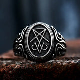 Luciferian Symbol Ring