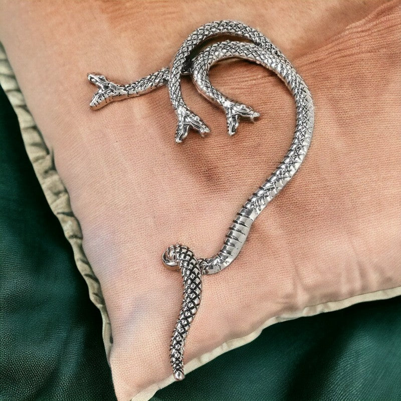 Three Headed Snake Earrings