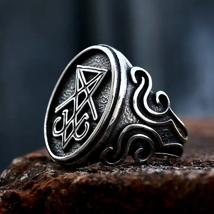 Luciferian Symbol Ring