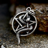 Pendentif Pentacle & Serpent