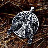 Nordic Raven Pendant