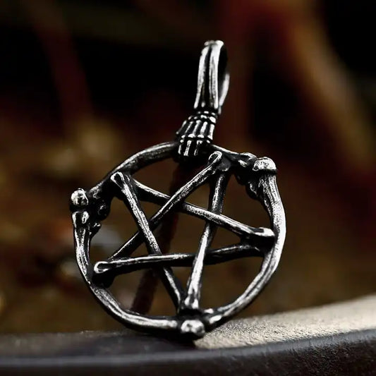 Pentagram heksenhanger