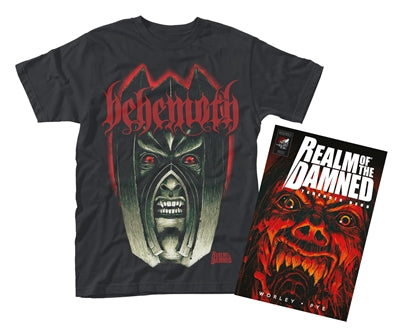T-shirt BEHEMOTH + Book Realm Of The Damned [Dernier S !]