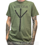 T-Shirt BURZUM - Rune [Green]