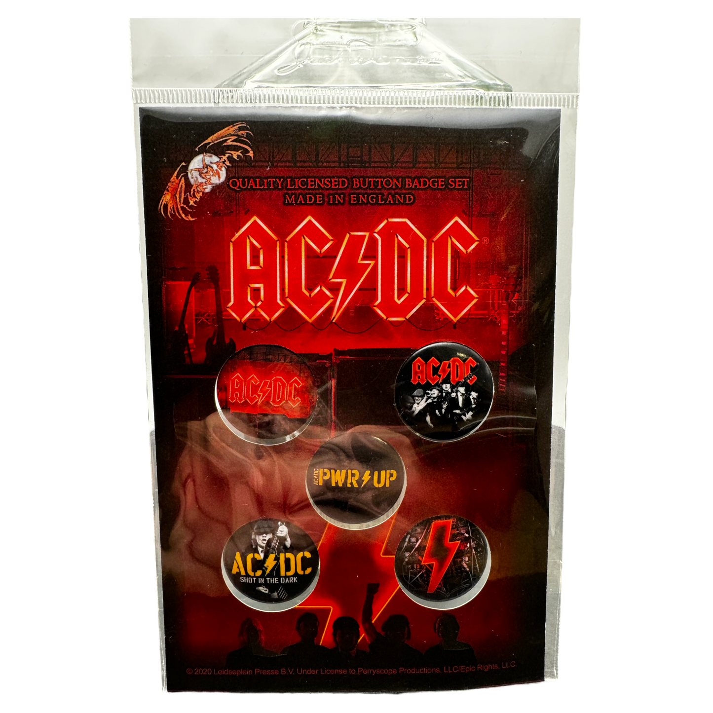 Badge AC/DC - Power Up