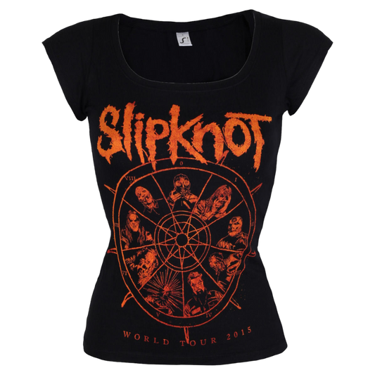 T-shirt [getailleerd] Slipknot - Het wiel