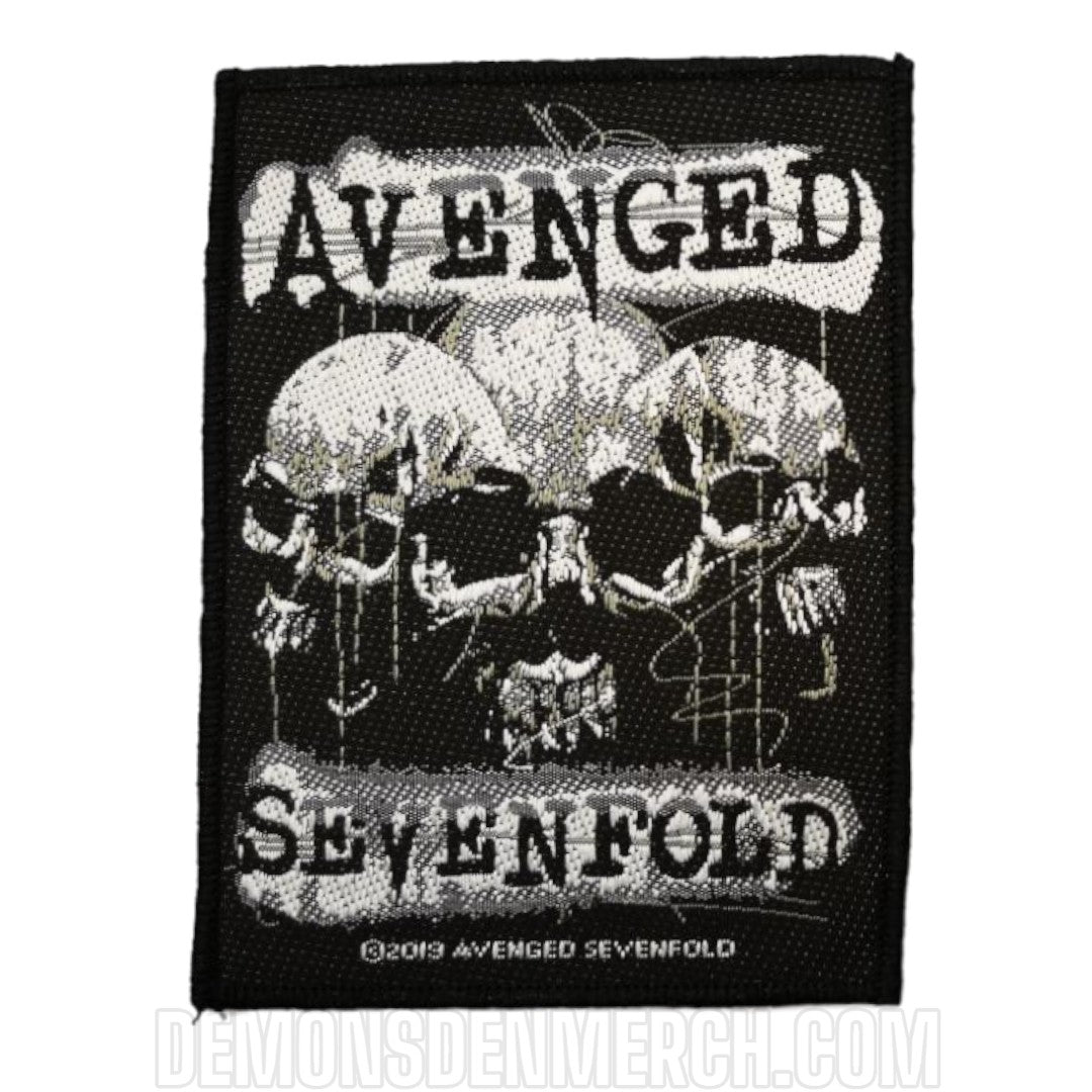 Patch Avenged Sevenfold - 3 Skulls