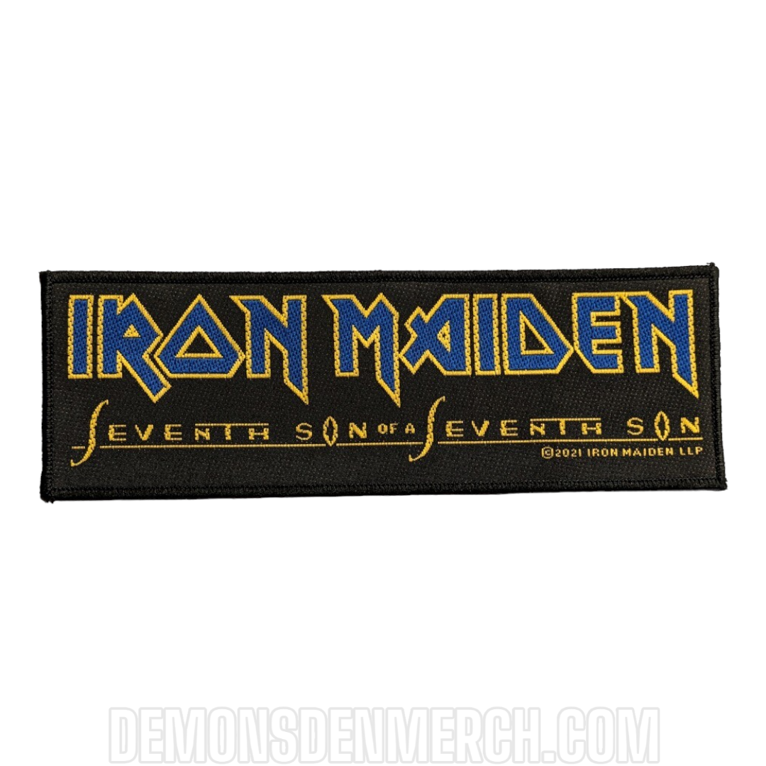 Patch Iron Maiden - Seventh Son Logo (20cmx5cm)