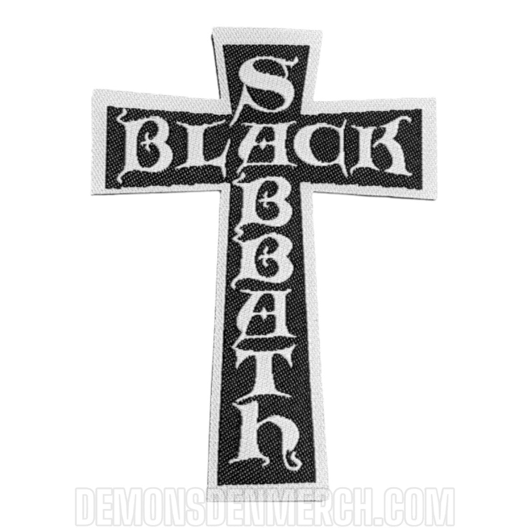 Patch Black Sabbath - Cross Logo Cut Out