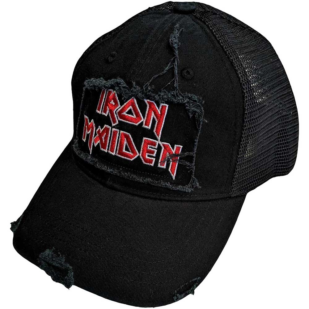 Mütze Iron Maiden - Abgewetztes Logo