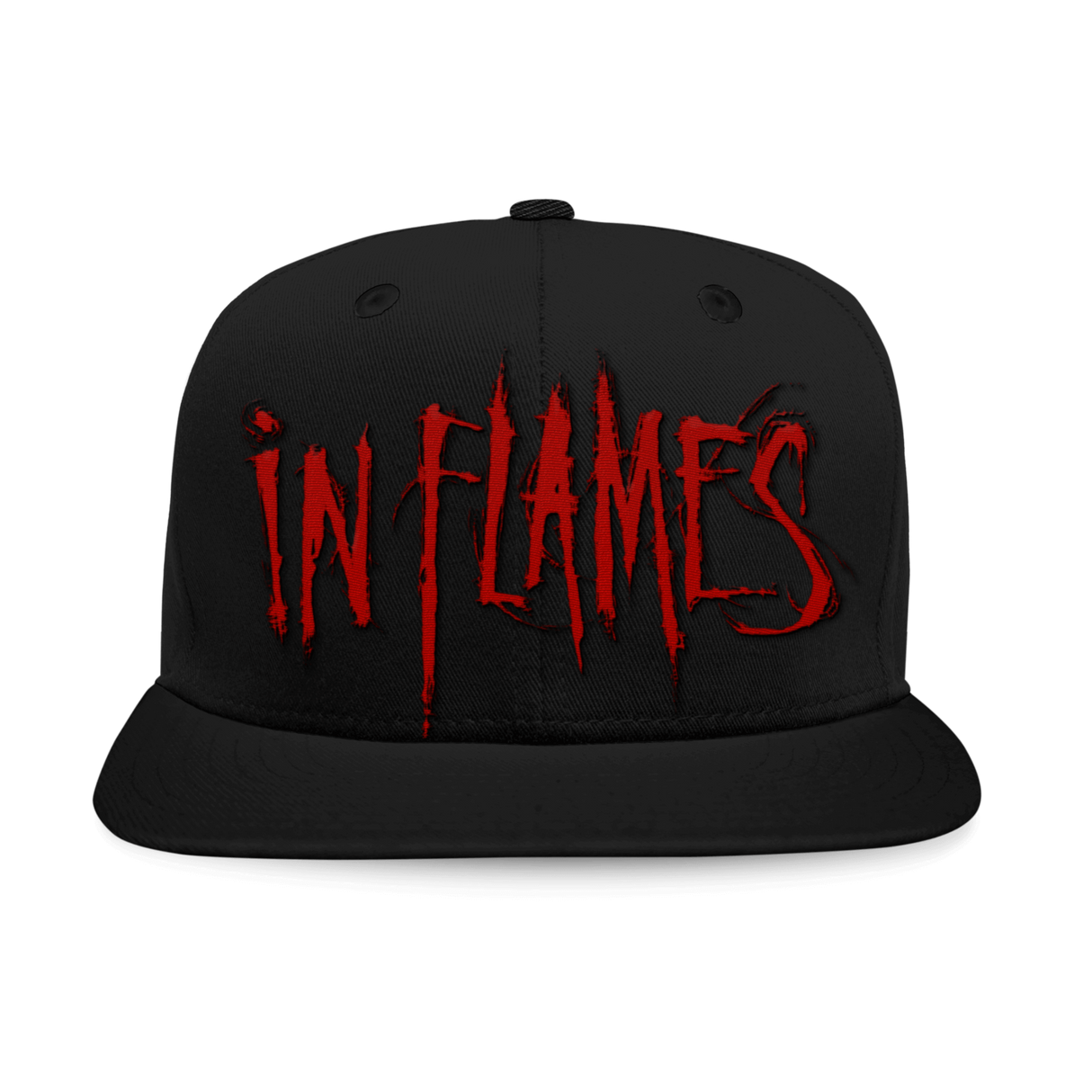 Snapback-Kappe mit Flammen