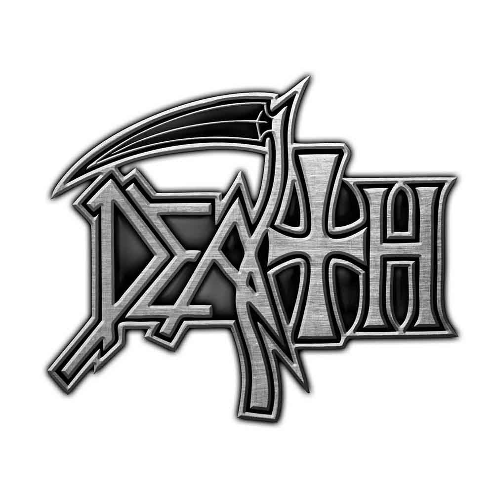 Pins DEATH - Logo N&B