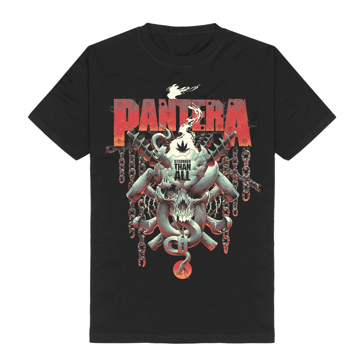 T-shirt PANTERA - Stronger Than All Skull