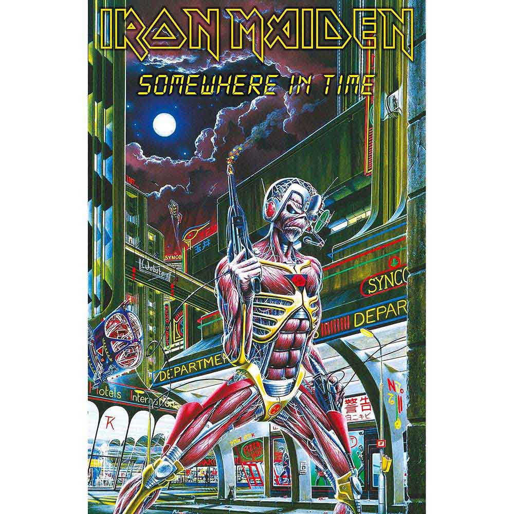 Drapeau Iron Maiden - Somewhere In Time