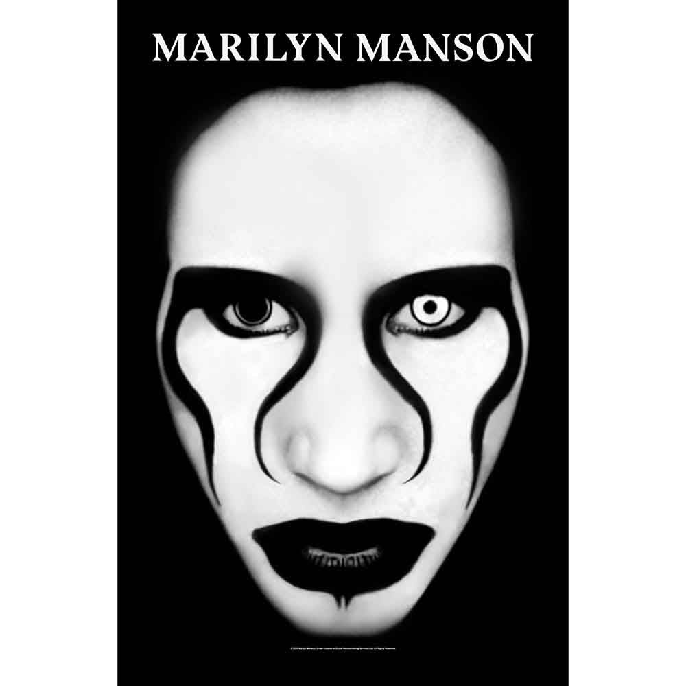 Drapeau MARILYN MANSON - Defiant Face