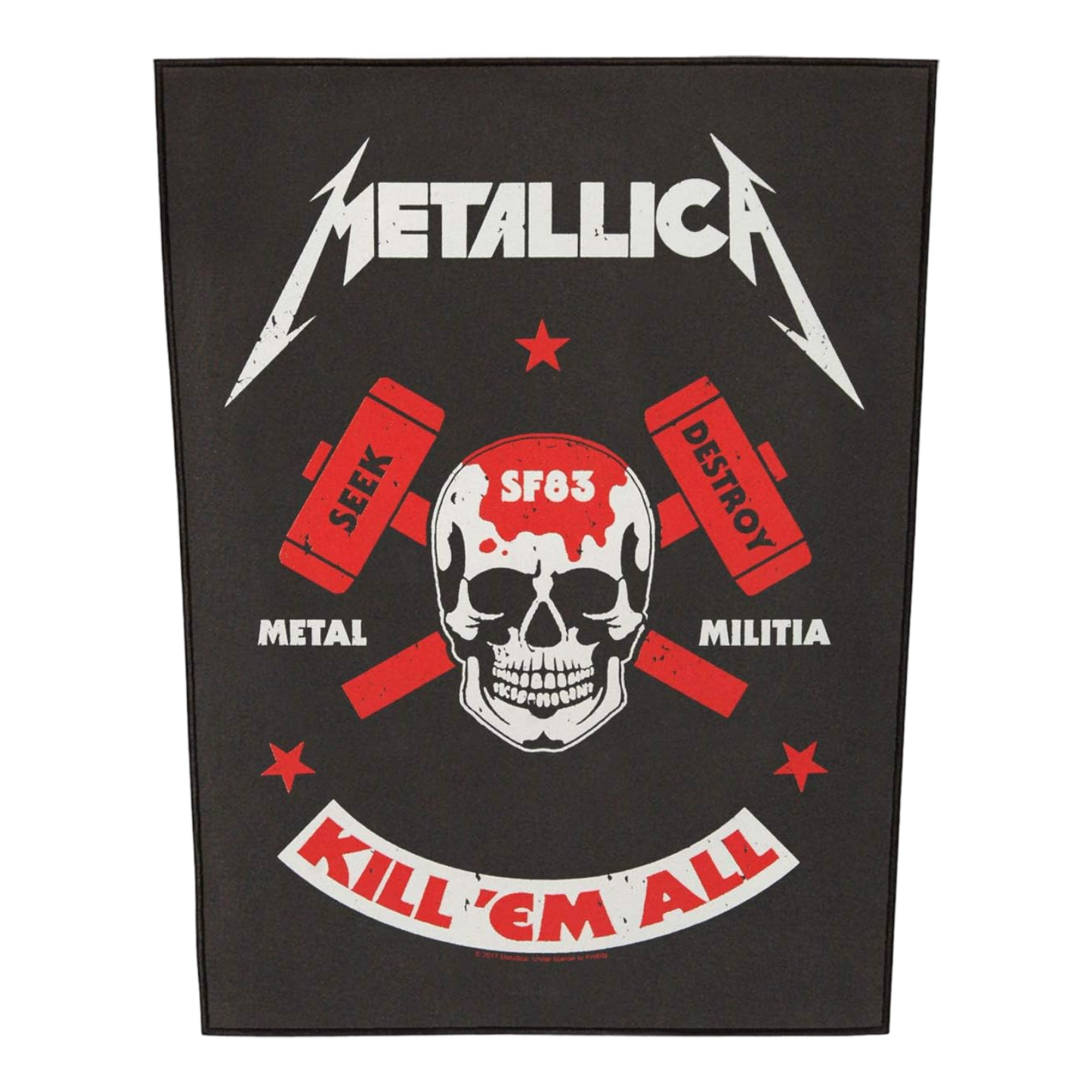 Dossard Metallica - Metal Militia