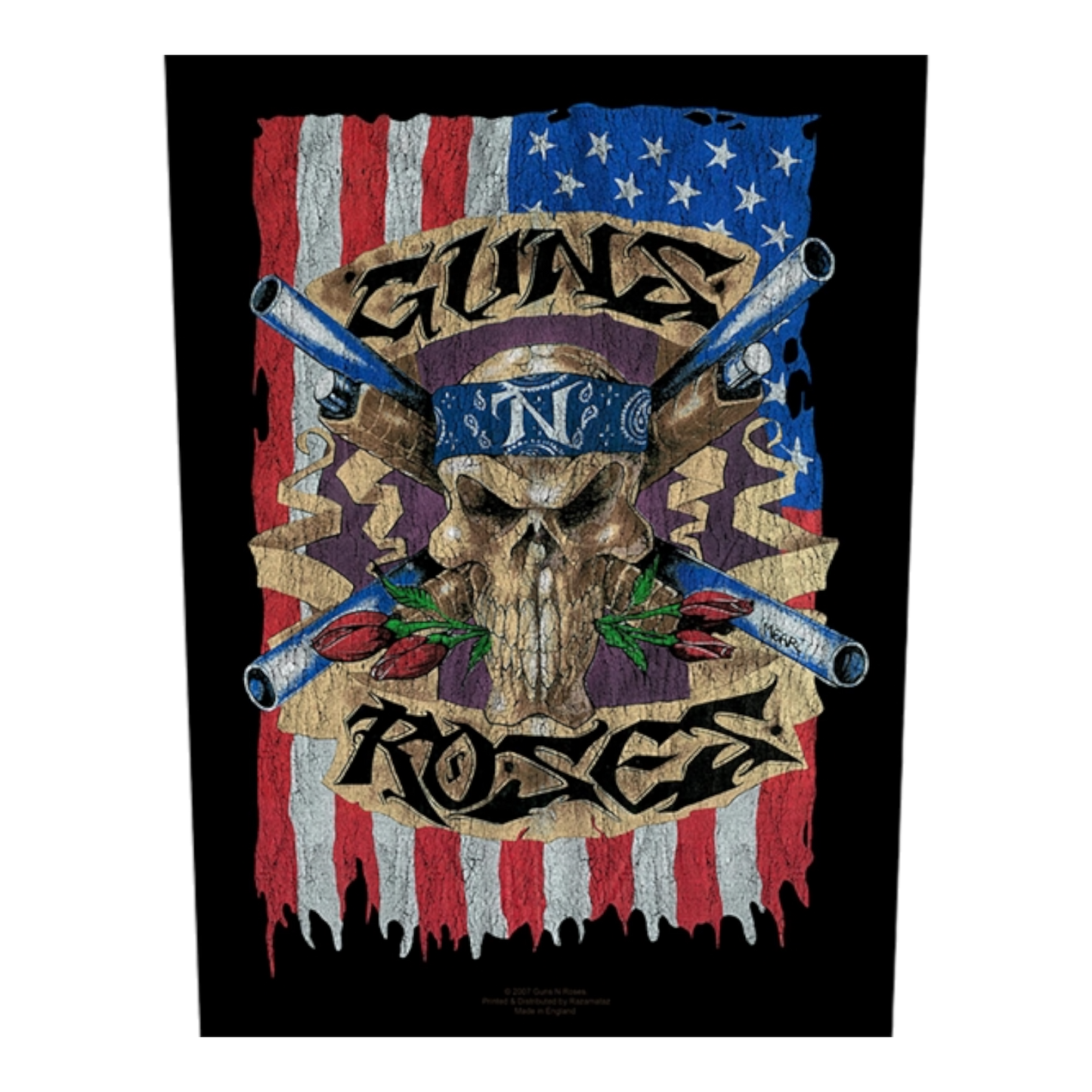 Dossard Guns N' Roses - Flag