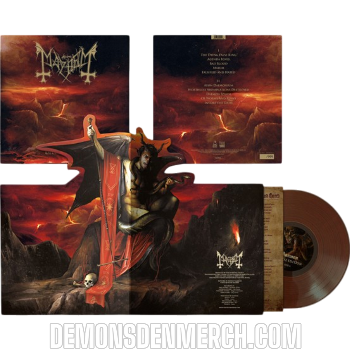 [VINYL] MAYHEM - DAEMON [LIMITED HAND NUMBERED 643/999]