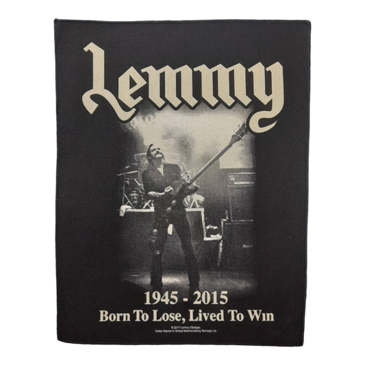 Lemmy bib - Live To Win