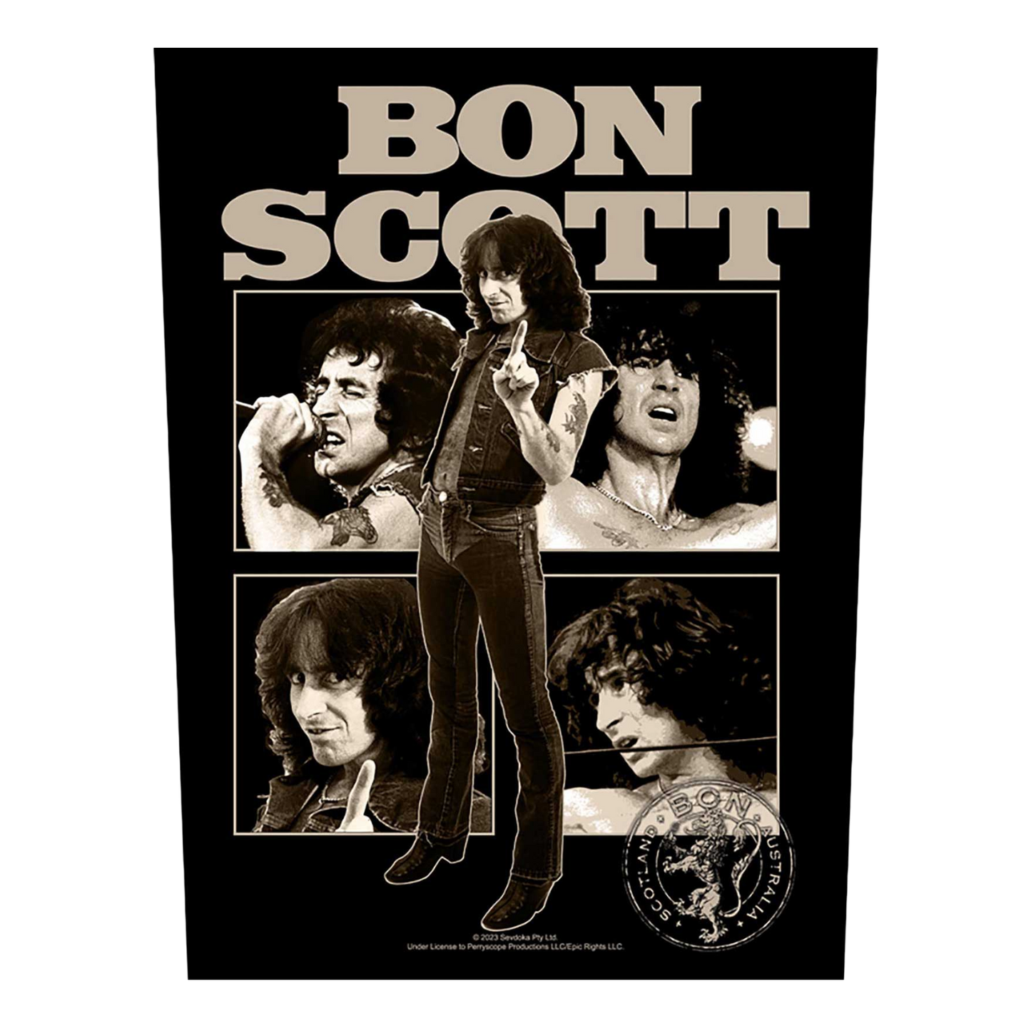 Dossard AC/DC - Bon Scott