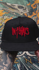 Snapback-Kappe mit Flammen